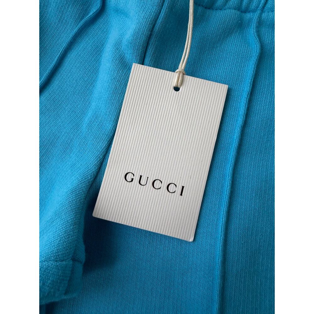 Gucci Kids Sweatpants Blue Web Stripe Size 4Y (4 Years) NWT - Picture 3 of 6